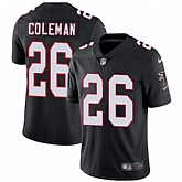 Nike Men & Women & Youth Falcons 26 Tevin Coleman Black NFL Vapor Untouchable Limited Jersey,baseball caps,new era cap wholesale,wholesale hats